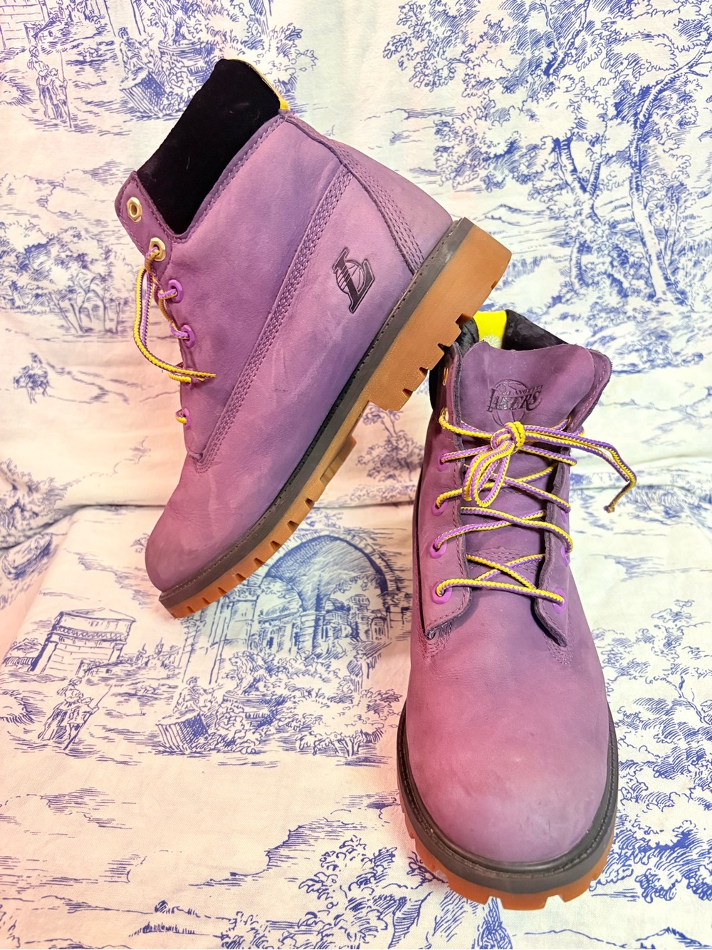 Timberland 6" Boots NBA Los Angeles Lakers Edition Size 7